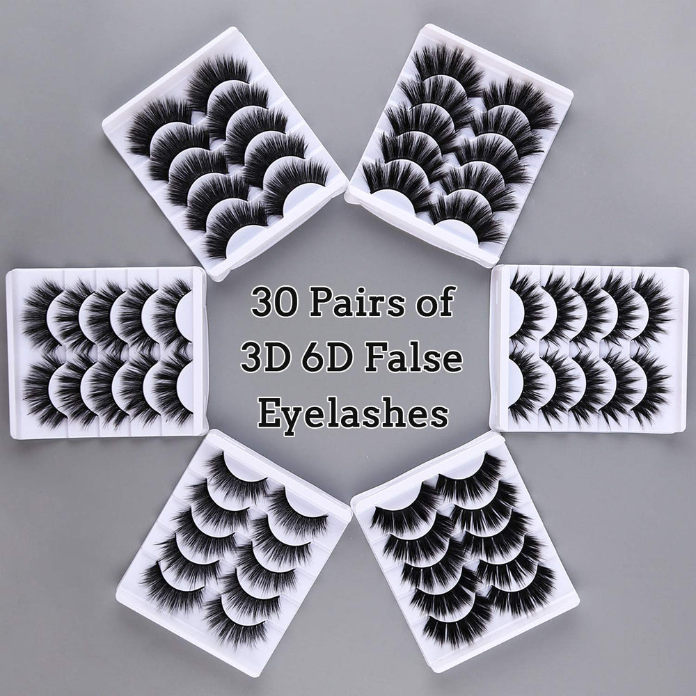 AROIC handmade soft fluffy eyelashes offer natural look and easy bending.