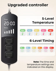 Aroma Season five-level heat eye mask for customizable warmth