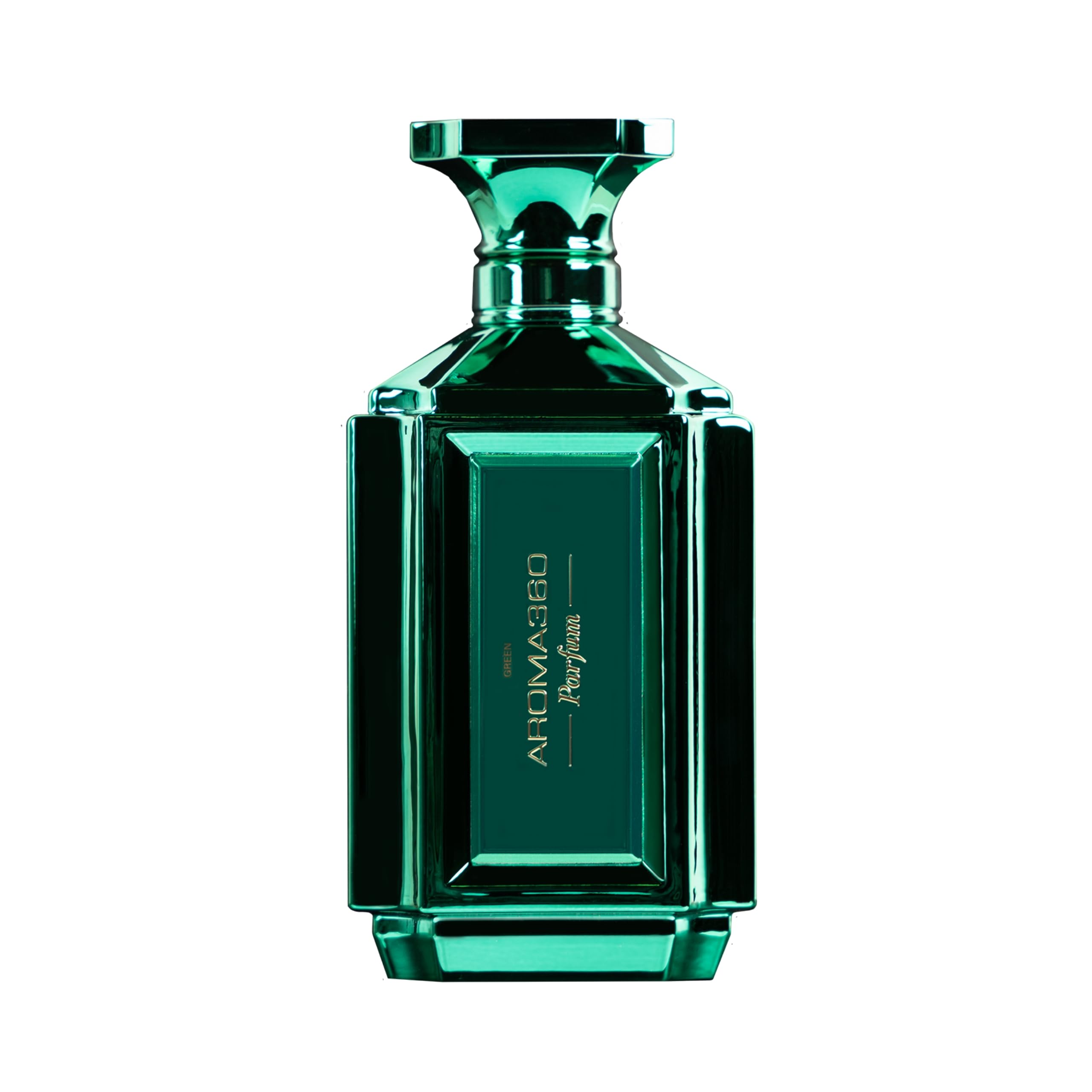 Aroma360 Women's Parfum bottle in green packaging for daily elegance.