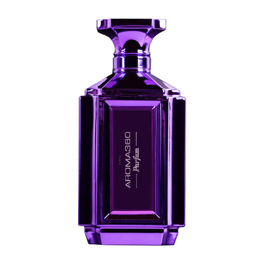 Aroma360 Women's Perfume bottle showing Neroli and Peppercorn notes for all-day wear.