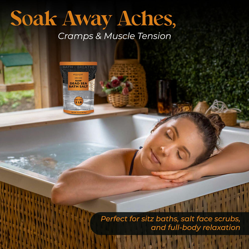 Aromasong resealable bag preserves purity of Dead Sea minerals