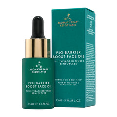 Aromatherapy Associates Pro Barrier Boost Face Oil bottle for daily hydration.