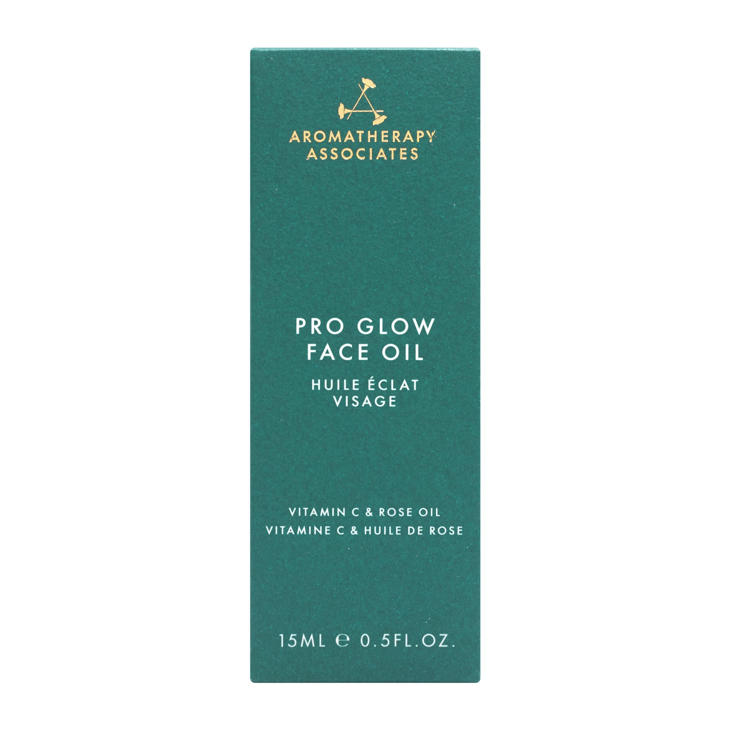 Aromatherapy Associates Pro Glow packaging shows premium skincare bottle for daily use.
