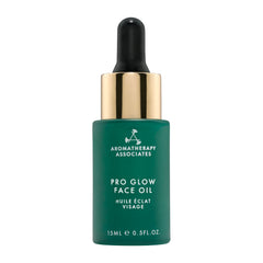 Aromatherapy Associates Pro Glow Face Oil texture on hand demonstrates lightweight daily hydration.