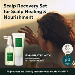 AROMATICA Rosemary Water Spray bottle ready to refresh and balance the scalp.