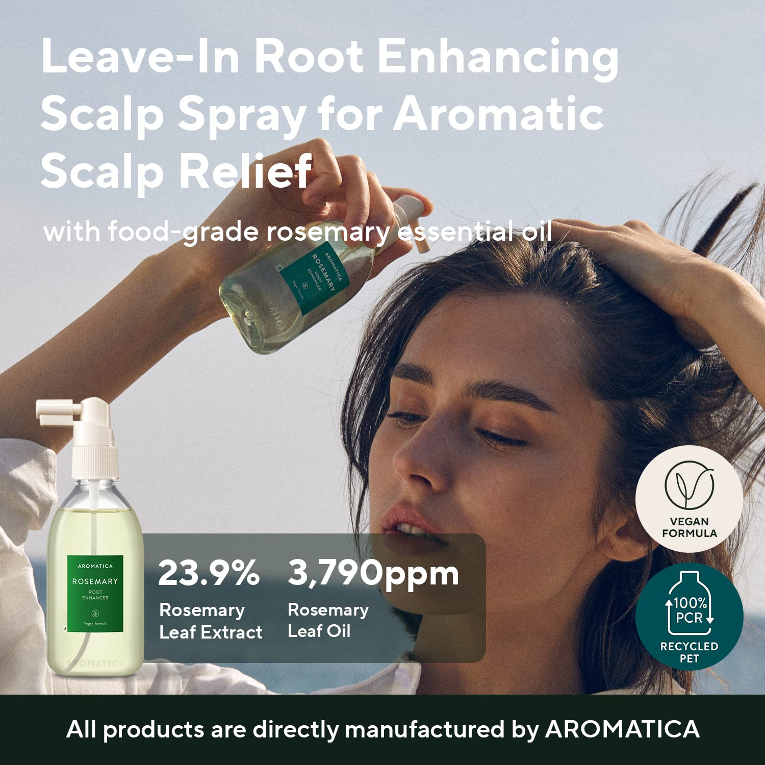 AROMATICA Scalp Exfoliator scrub tub for gentle cleansing and removing buildup.