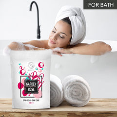 AROMATIKA rosewood essential oil bottle shown for spa-inspired relaxation at home.