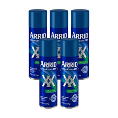 Arrid XX Ultra Clear spray bottle delivers all-day freshness.
