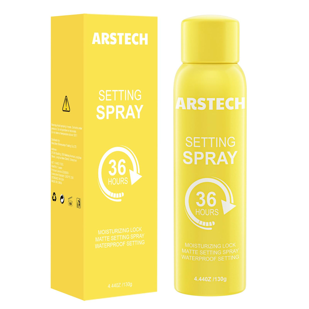 Arstech setting spray bottle for long-lasting makeup hold