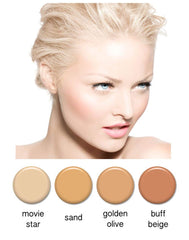 Art of Air airbrush makeup close-up emphasizes a natural, even skin tone