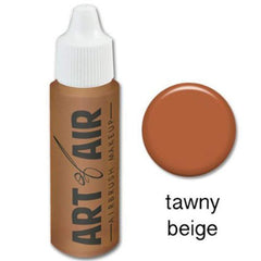 Art of Air airbrush foundation Tawny Beige demonstrates a fine mist for seamless blending