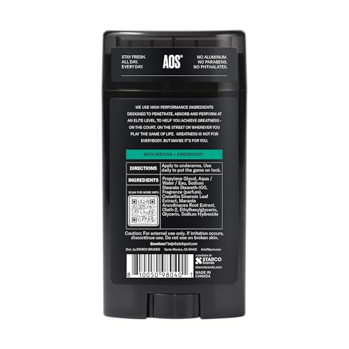 Art of Sport antiperspirant dry-application demonstrates quick, non-sticky protection during training