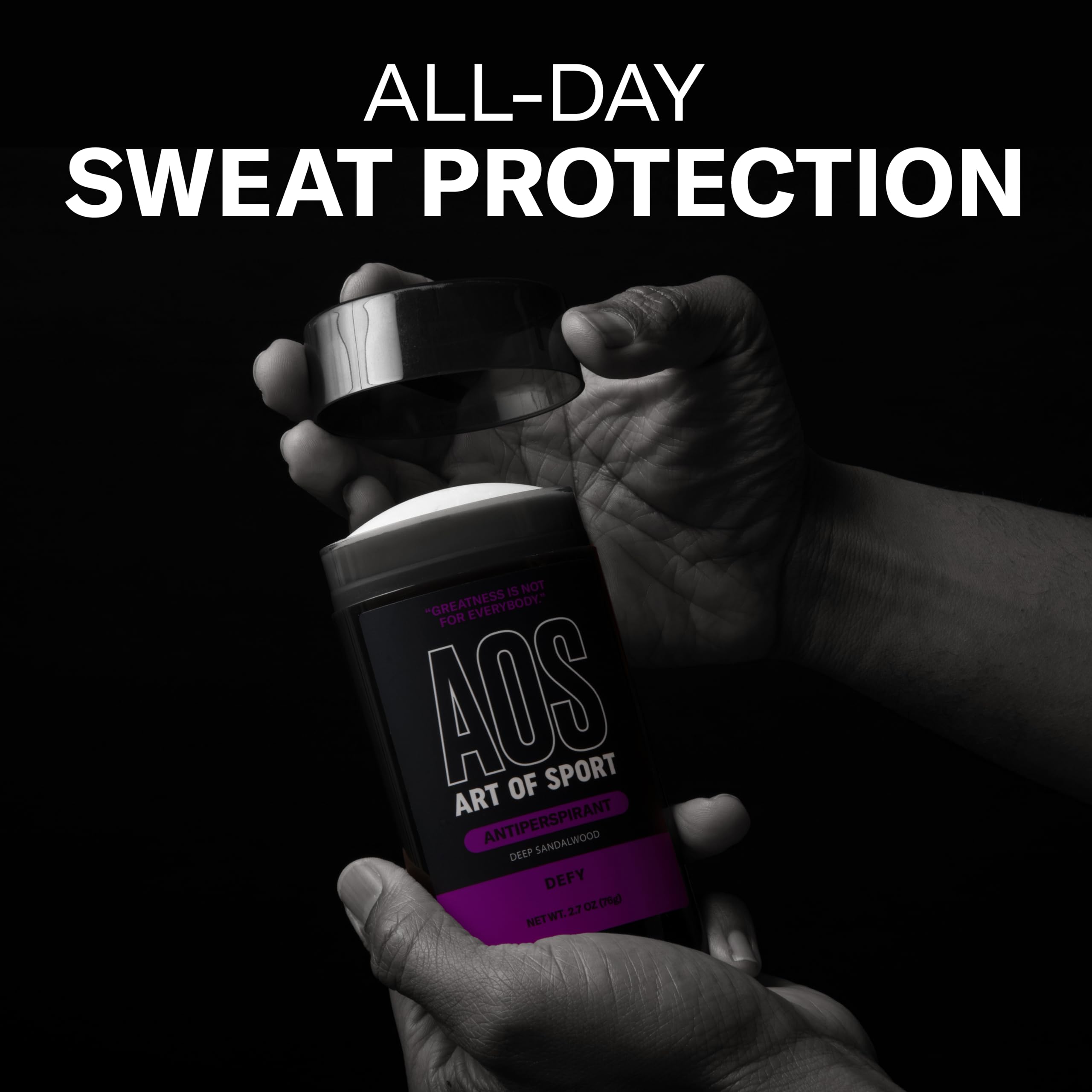 Art of Sport Defy sandalwood green-tea extract visual emphasizes odor control from botanicals