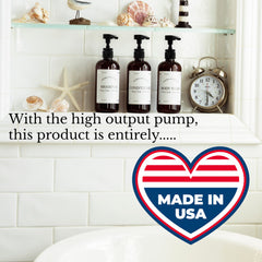 Artanis Home waterproof chrome labels on bottles for sleek bathroom decor.