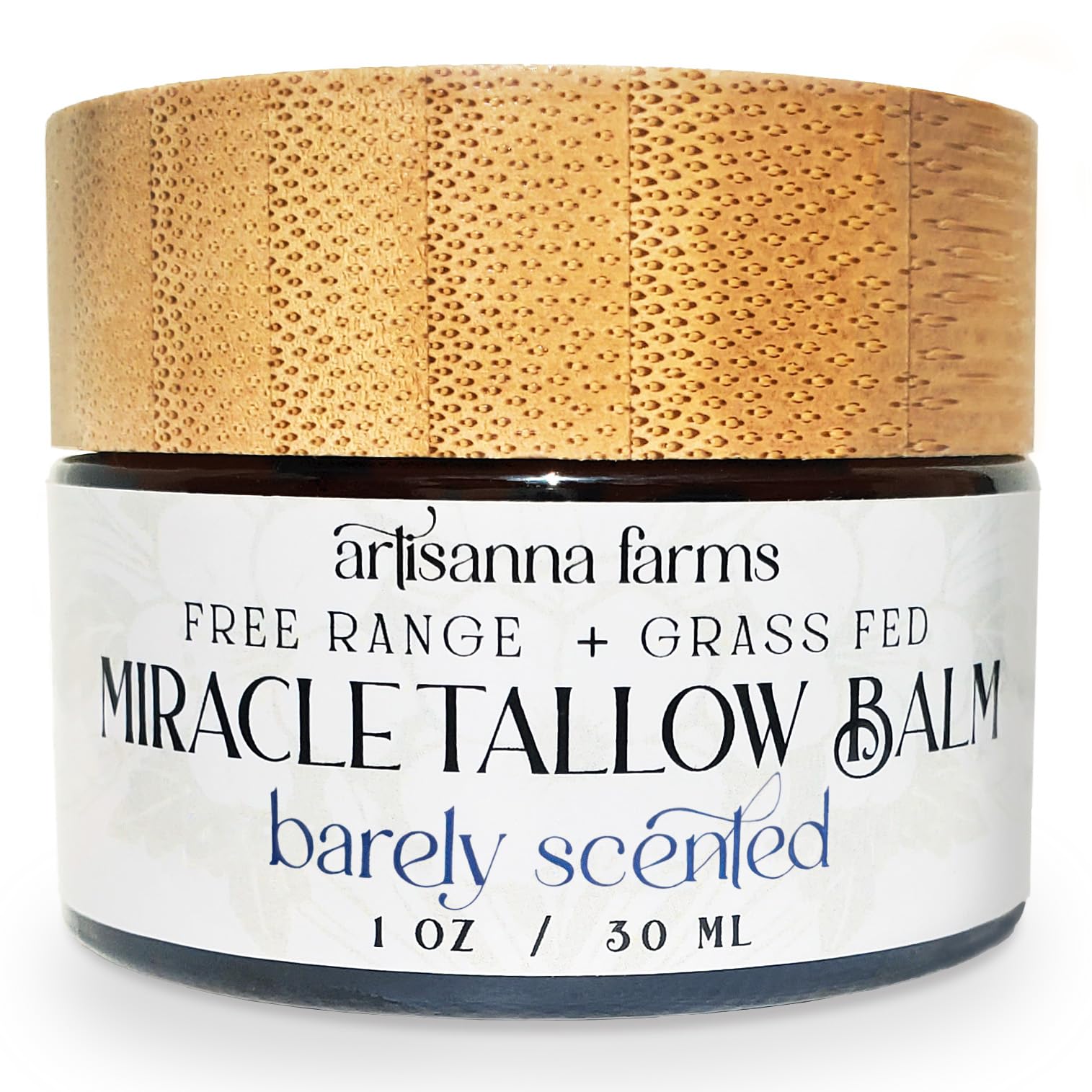 Artisanna Farms Miracle Tallow Balm jar for deep hydration and soft skin