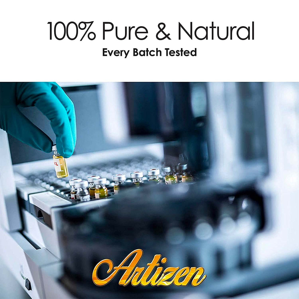 Hands and nails conditioned with rosehip oil.