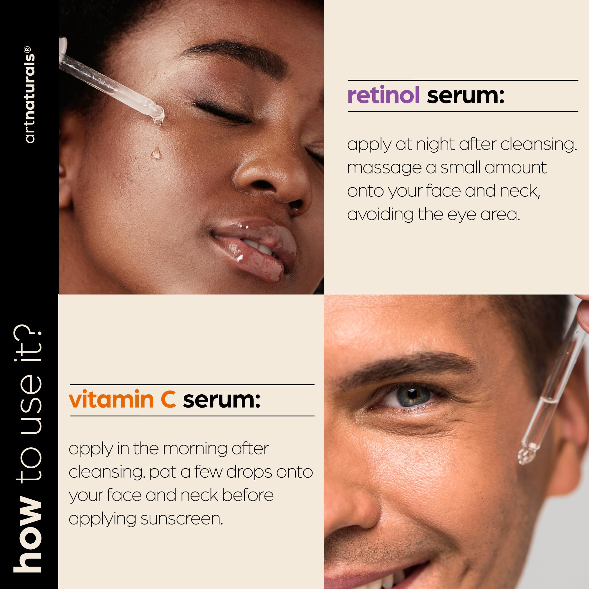 ArtNaturals 2-piece set in its box for a complete nighttime routine