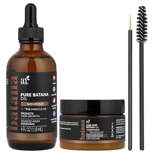 Artnaturals Batana oil bottle for scalp nourishment and natural hair growth.