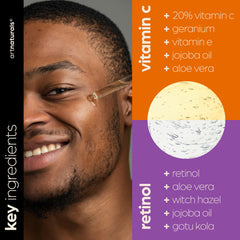 ArtNaturals Niacinamide serum swirl highlighting even tone support