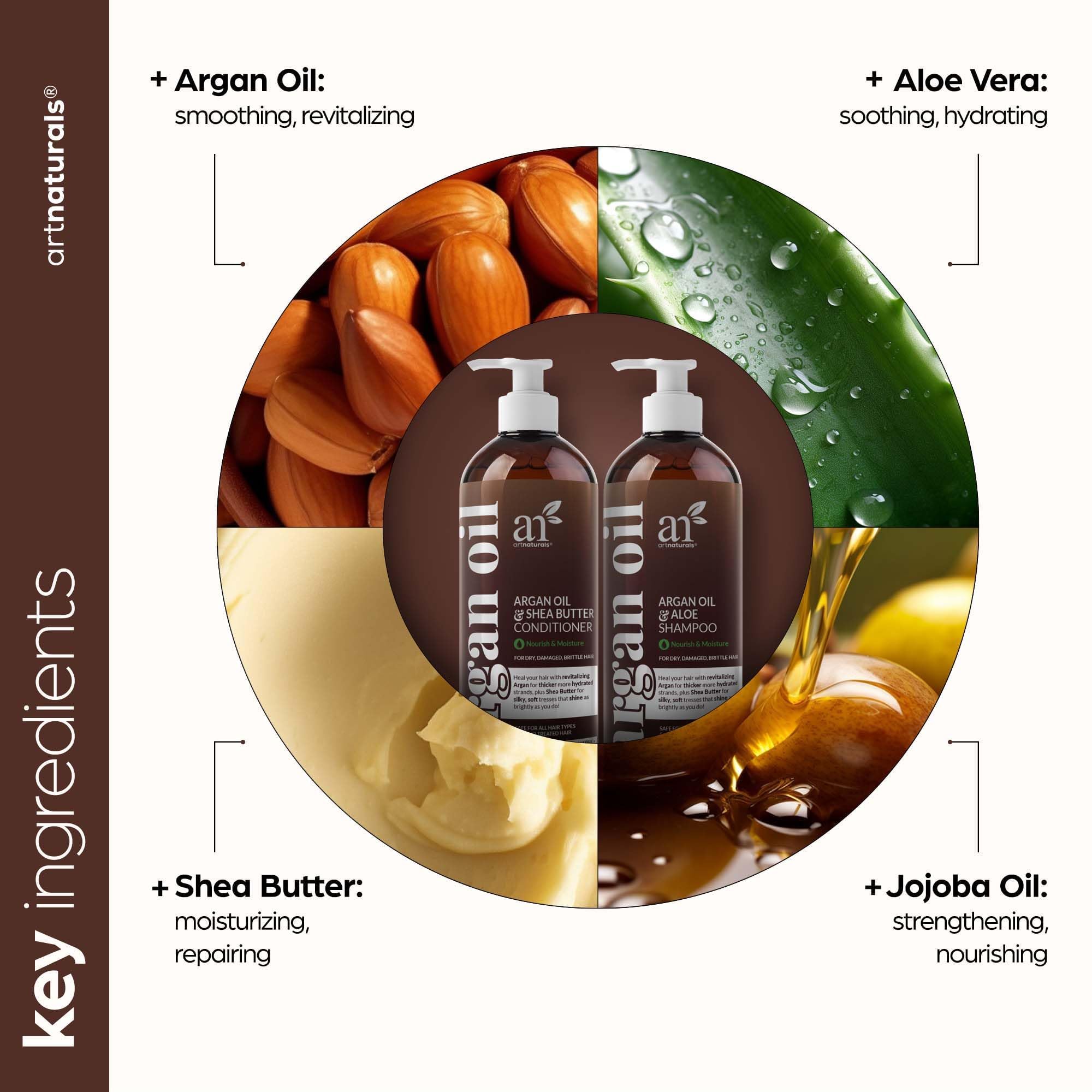 Creamy shampoo lather shown on hand for gentle cleansing.