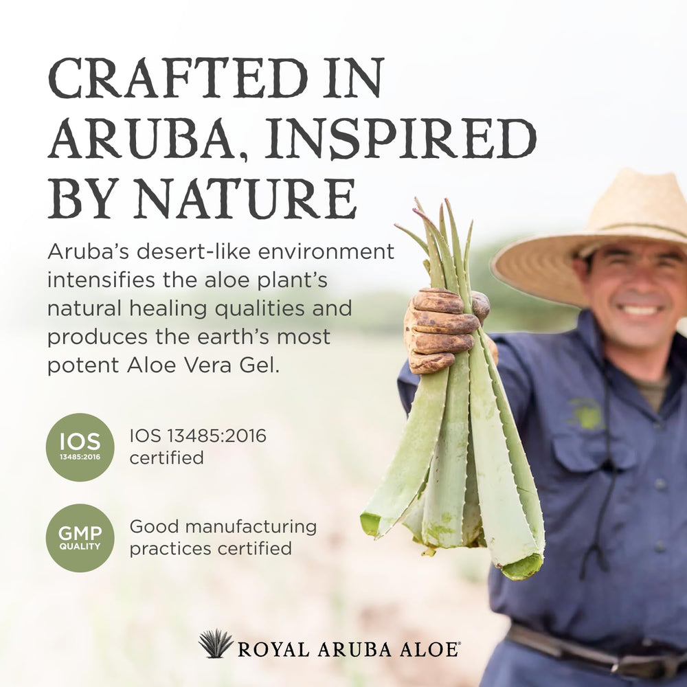 Aruba Aloe After-Sun Lotion uses liposomes to support cellular repair.