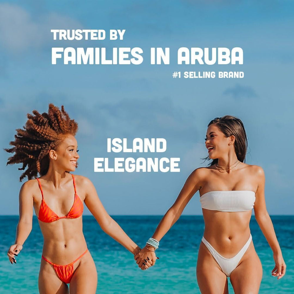 Family-friendly Aruba Sun scene on a sunny beach day.