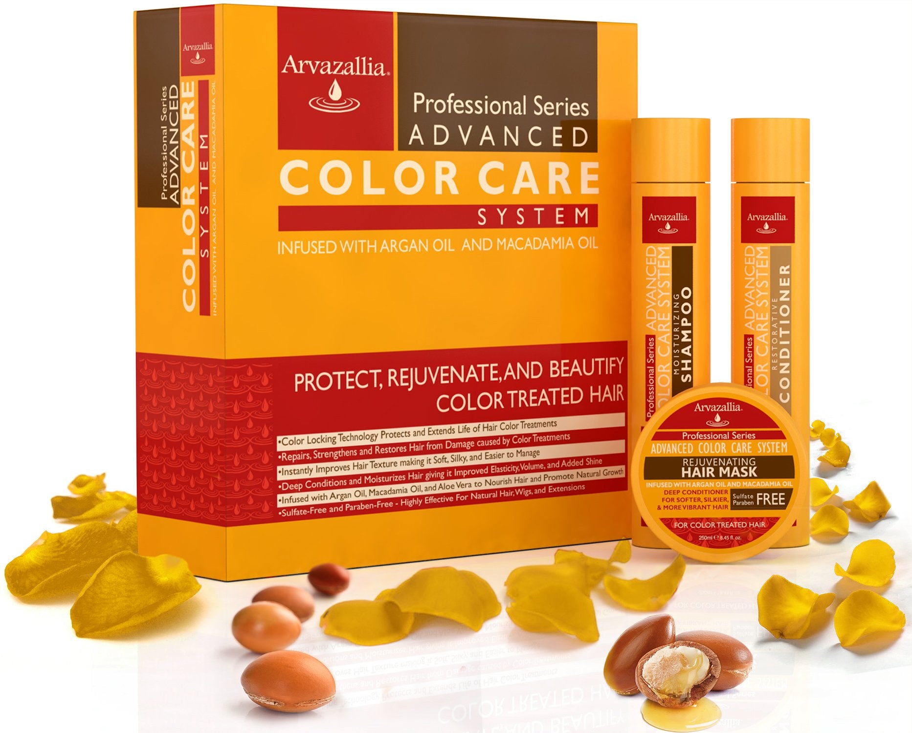 Arvazallia Color Care Conditioner delivering silky softness for color-treated, manageable hair