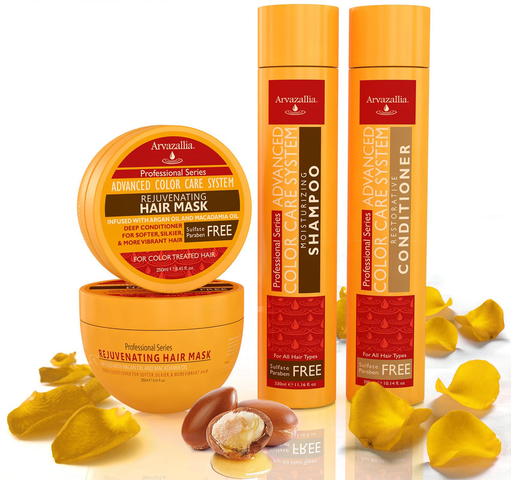 Arvazallia Color Care Hair Mask provides deep nourishment and repair for color-treated ends