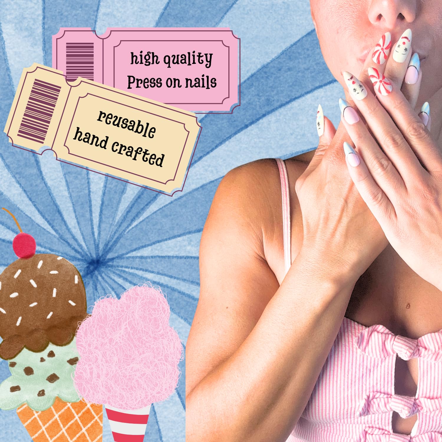 ARYANA NEW YORK full-cover, chip-resistant nails ideal for parties and everyday wear.