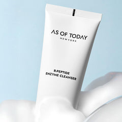 AS OF TODAY R Peptide Enzyme Cleanser clean beauty with cruelty-free practices.