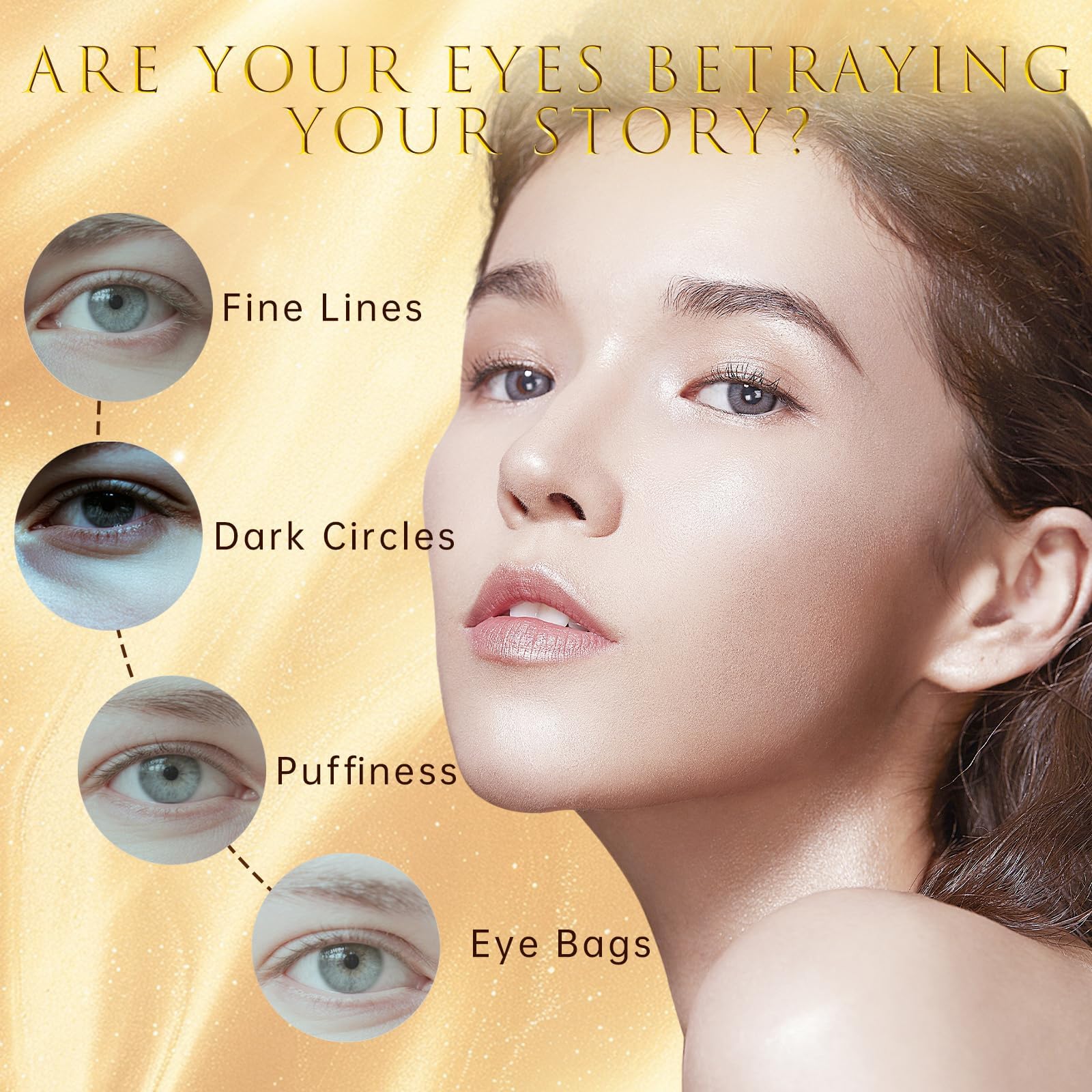 ASAMO Eye Serum texture close-up highlights lightweight soothing care