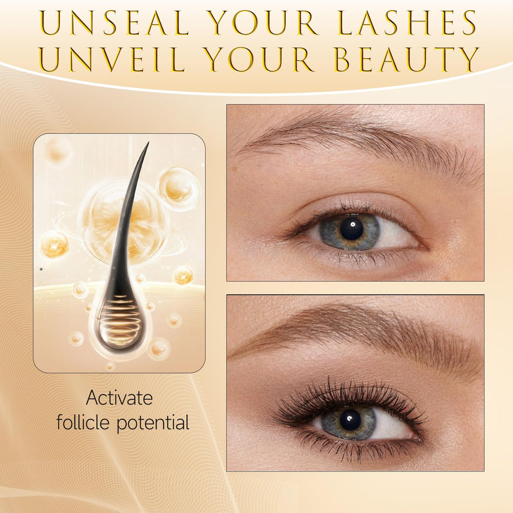ASAMO lash serum applicator brush demonstrates precise and easy application.