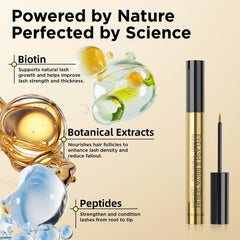 ASAMO eyelash serum drops show precise dispensing.