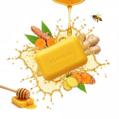 ASANTEE soap bubbles and creamy lather ready for a refreshing cleanse.