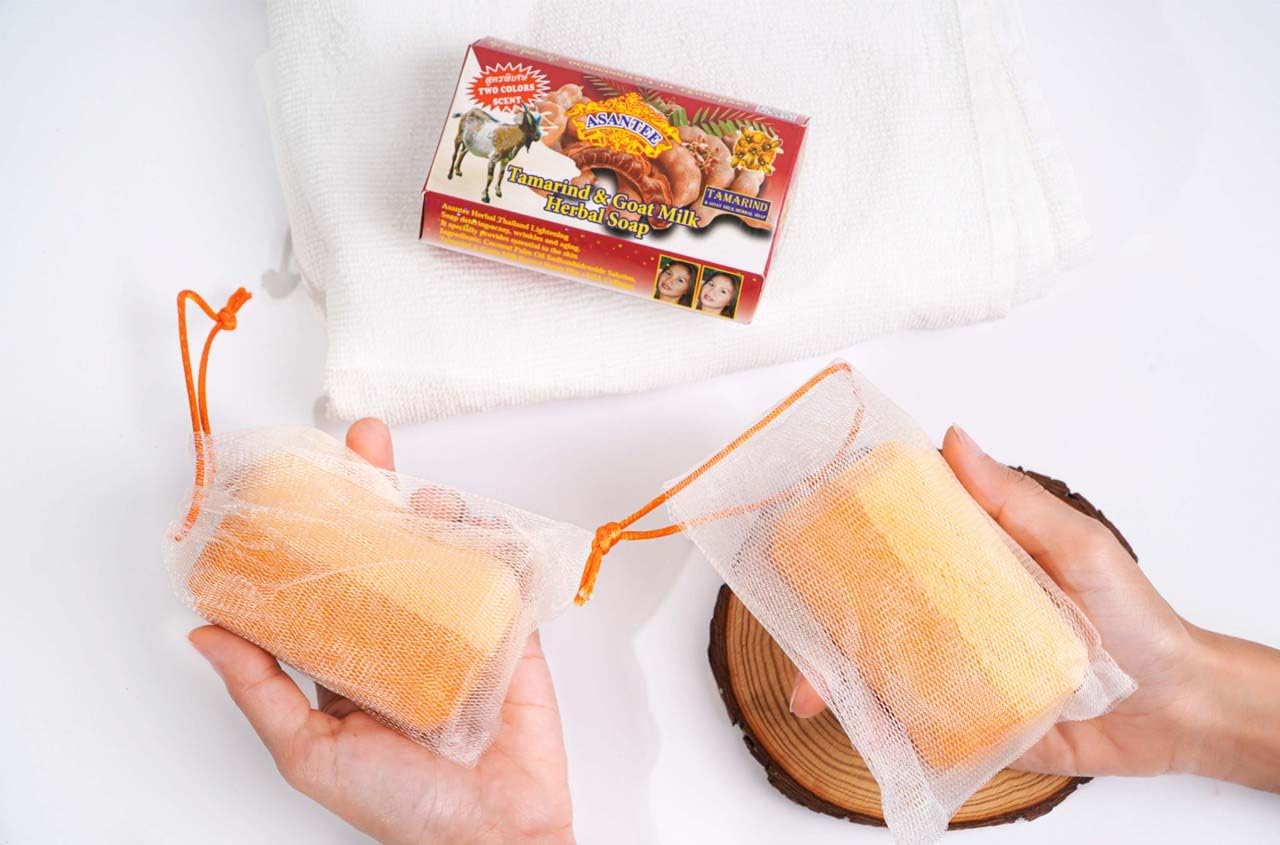 Scent notes of ASANTEE soap with turmeric for spa-like feel