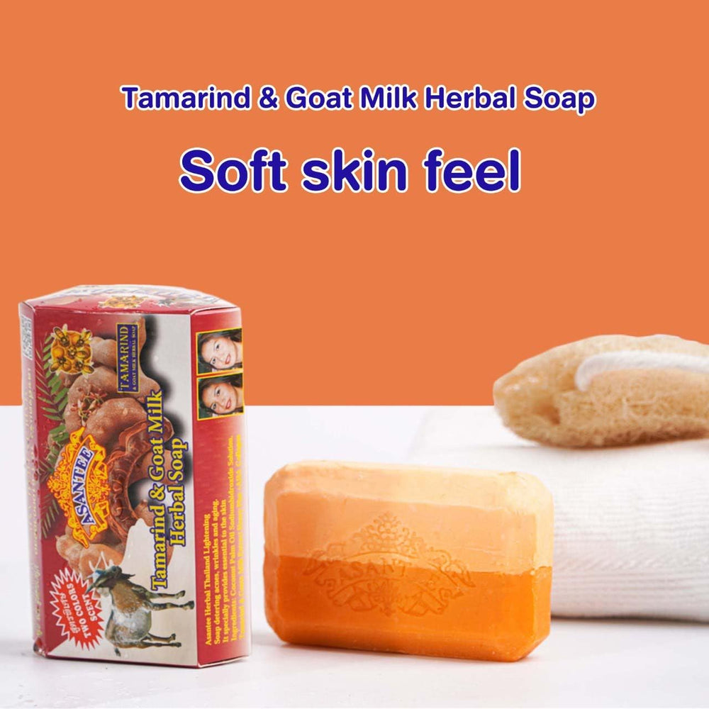 ASANTEE soap applied to skin for a soft, hydrated feel