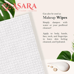 ASARA cruelty-free skincare wipes provide a quick cleanse without animal testing.