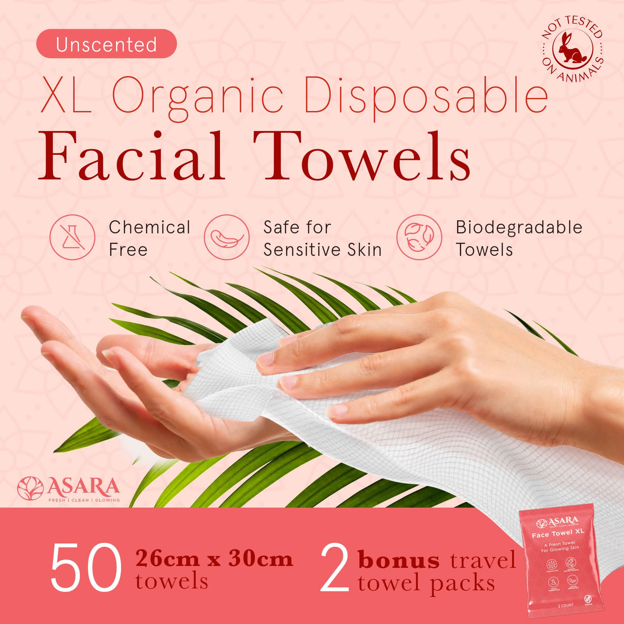 ASARA New York Probiotic Skin Science XL wipes biodegradable materials for planet-friendly care