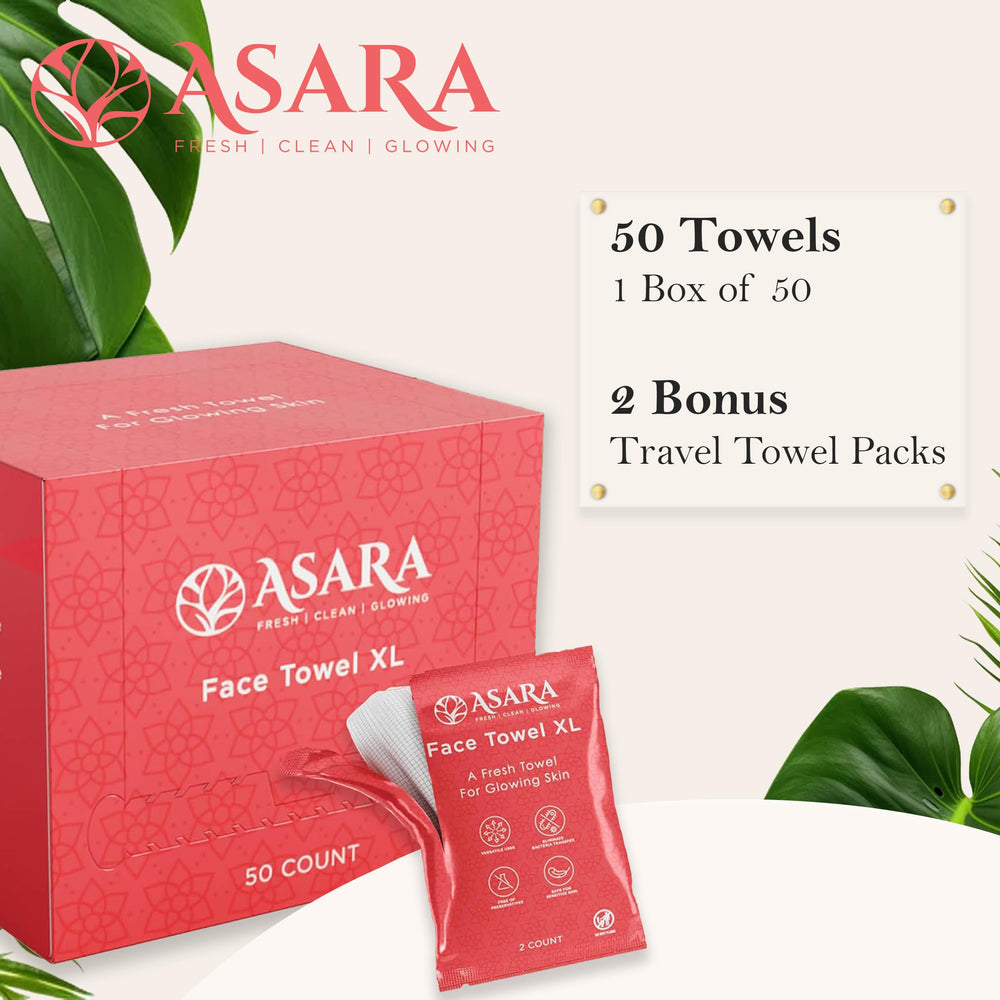 ASARA New York Probiotic Skin Science XL wipes for face and hands cleansing