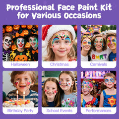 Asddage Halloween party look featuring bold colors and easy application.