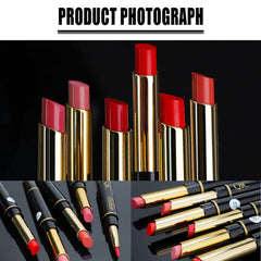 Aseawave 6-color lipstick display shows matte finish and pigment richness.