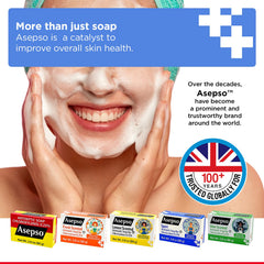 Asepso packaging and brand presentation highlighting trusted skincare heritage