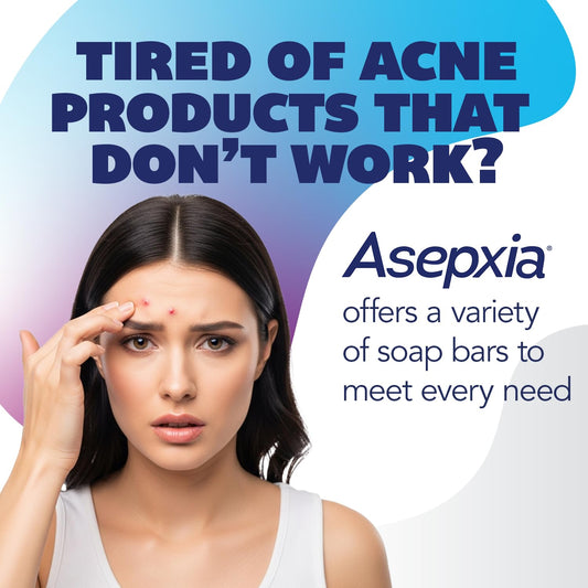 Asepxia charcoal bar targets impurities for clearer pores.