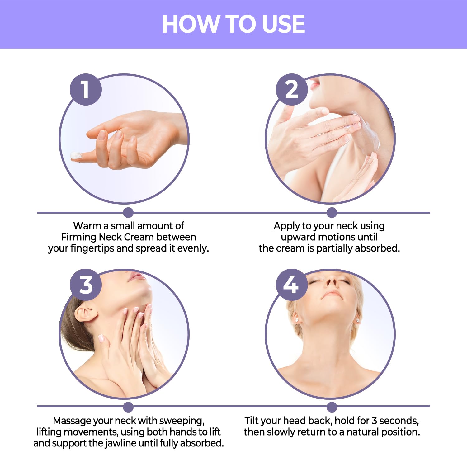 Ashania derm-tested neck cream designed for sensitive skin.