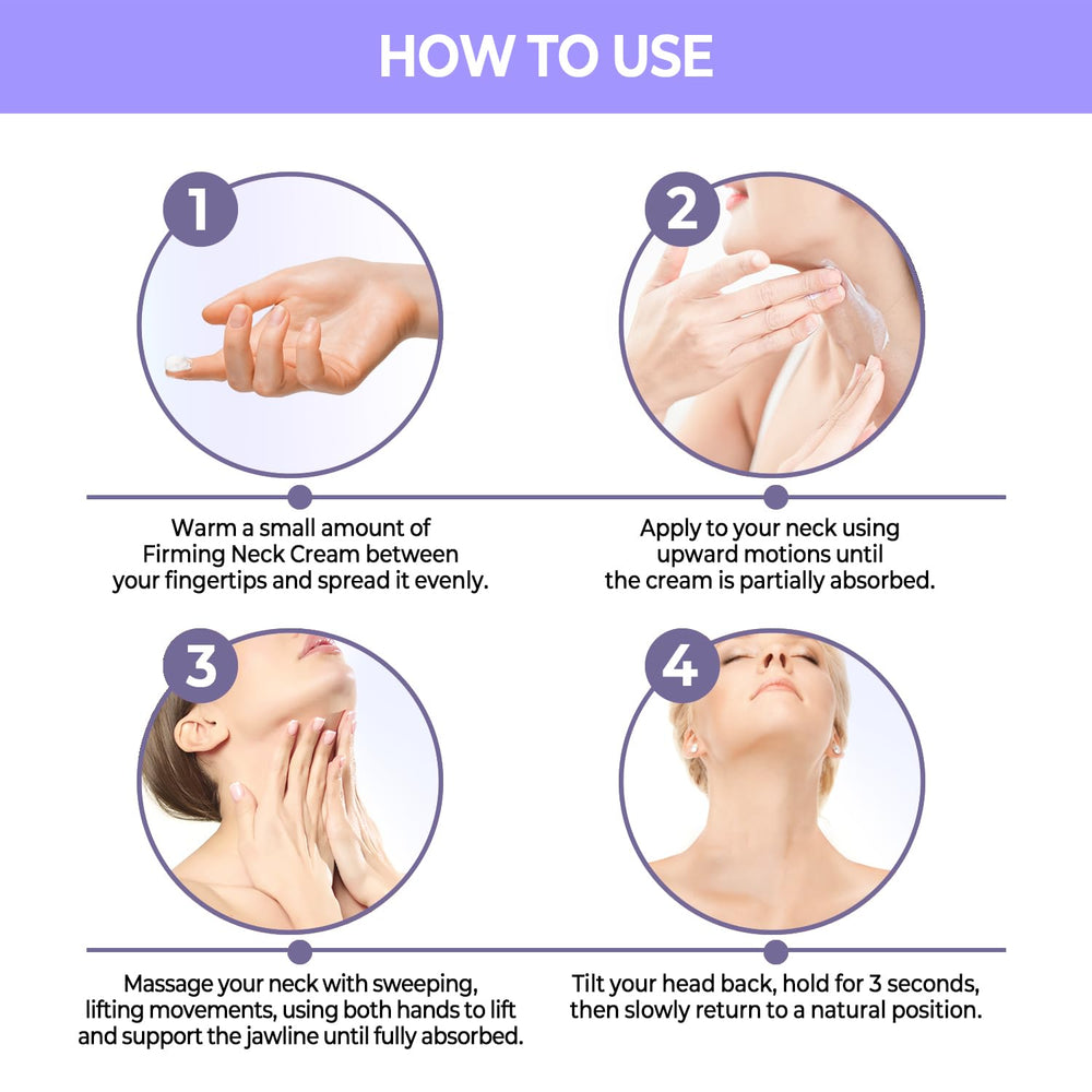 Ashania derm-tested neck cream designed for sensitive skin.
