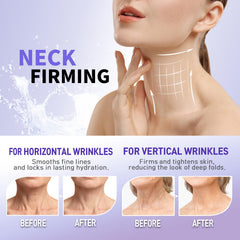 Ashania wrinkle-smoothing neck cream focusing on deep neck wrinkles.