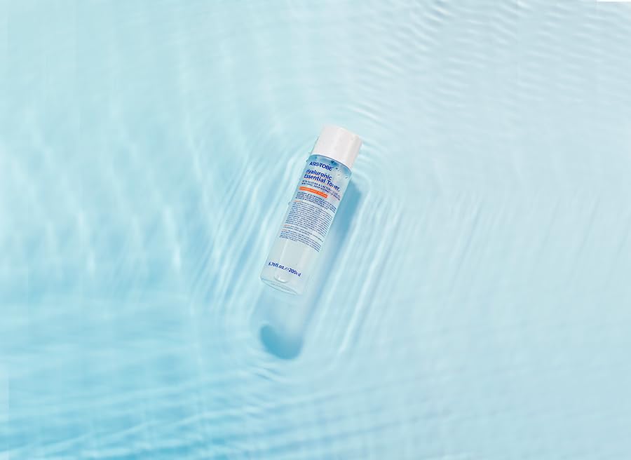 ASIS-TOBE Hyaluronic Essential Toner packaging highlights Korean clean skincare.