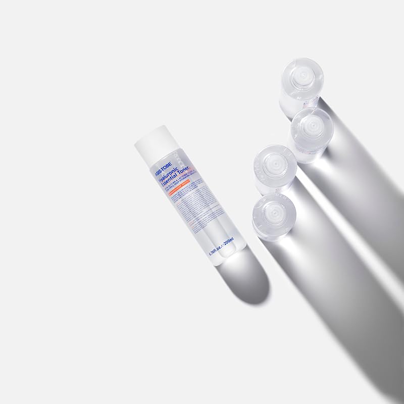 ASIS-TOBE Hyaluronic Essential Toner bottle promotes balanced skin and comfort.