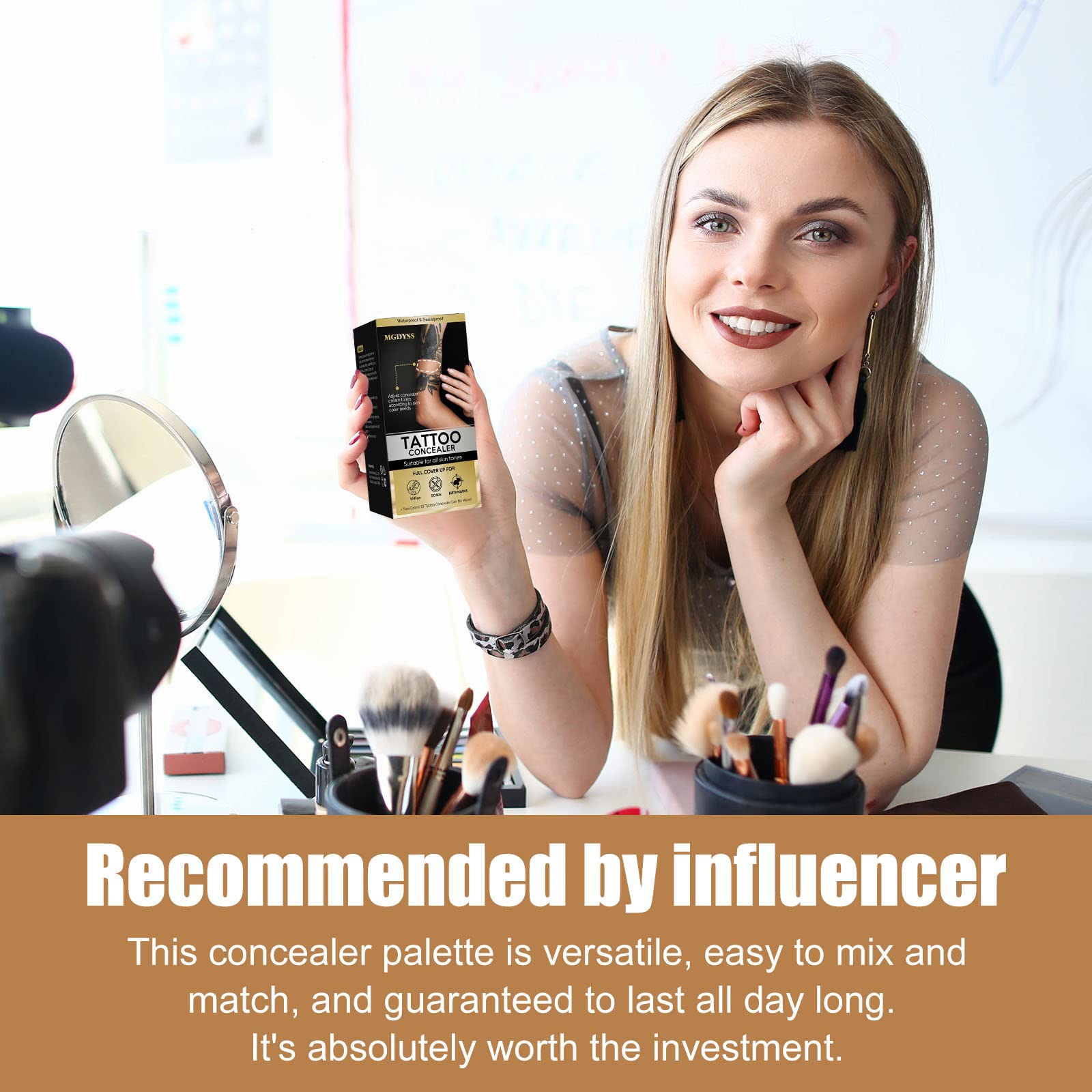 Asomooh Tattoo Cover-Up Tape provides soft, comfortable wear