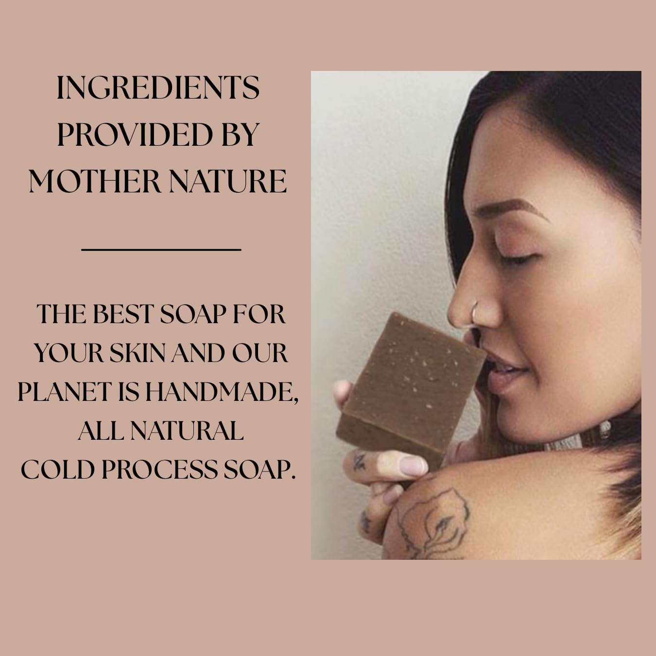 Lather forming creamy foam with a warm cinnamon aroma.